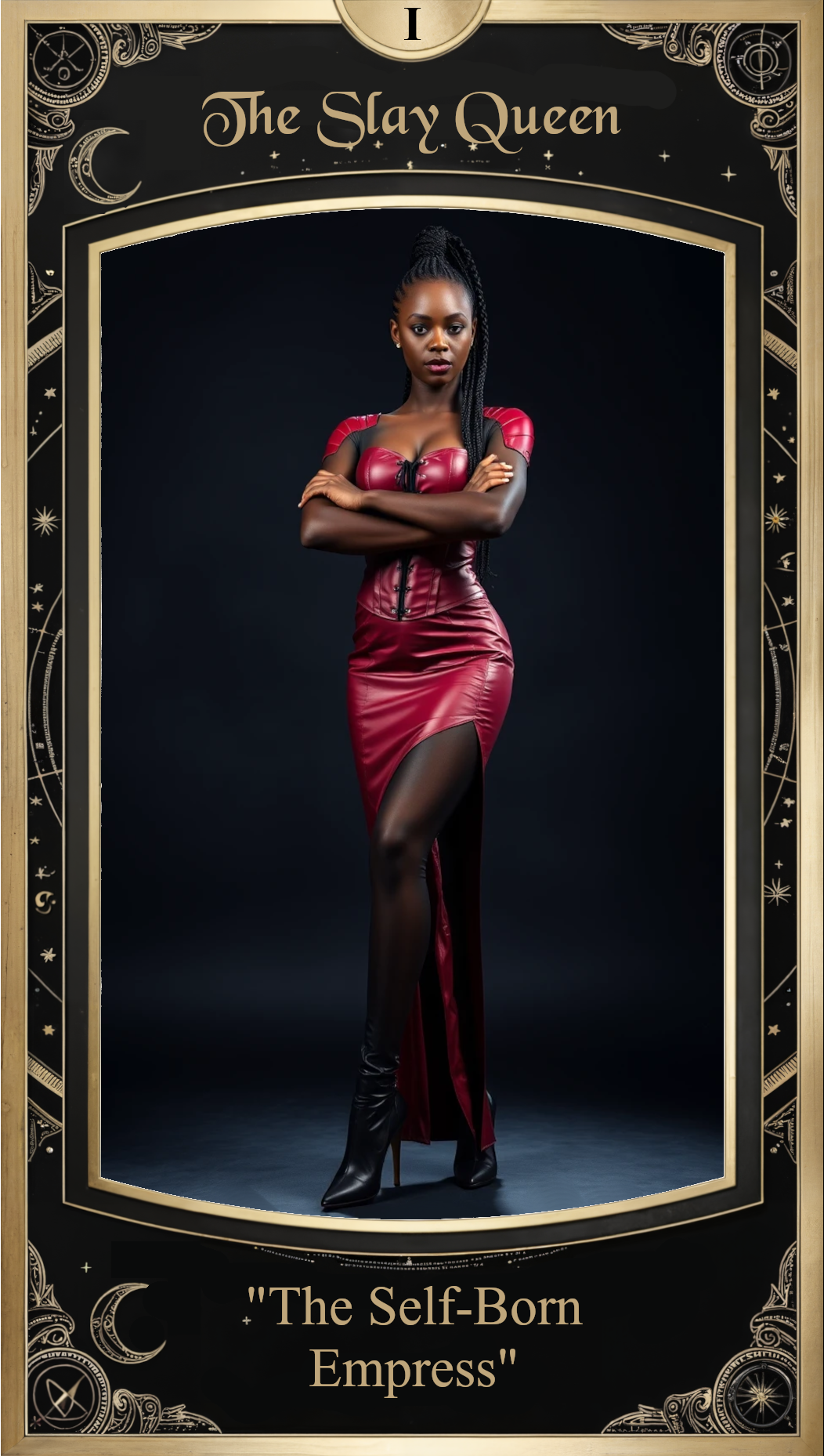 The Slay Queen tarot card